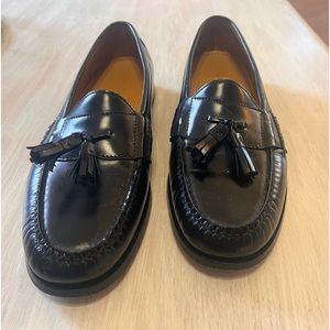 Cole Haan Pinch Tassel Black Leather Size 10